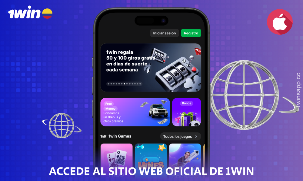 Para descargar la aplicación 1win para iOS, abra el sitio web oficial de la casa de apuestas